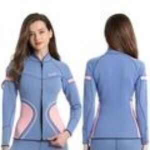 Wetsuit Top Jacket , 2mm Neoprene Pull-on Pants Water Sports Diving Surfing  XS